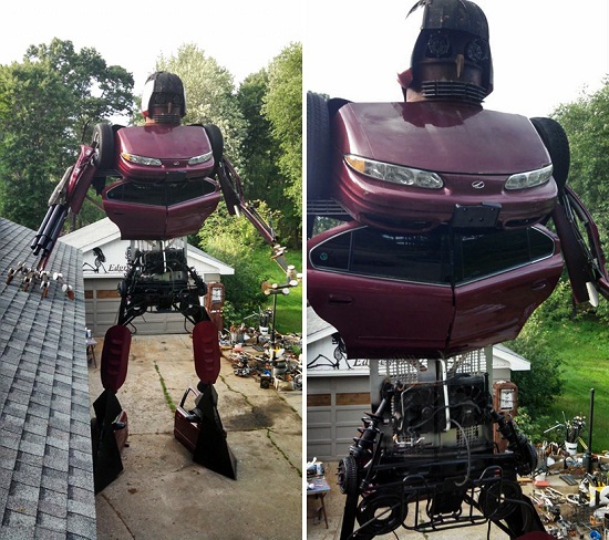 Robot khổng lồ từ phụ tùng xe hơi cũ